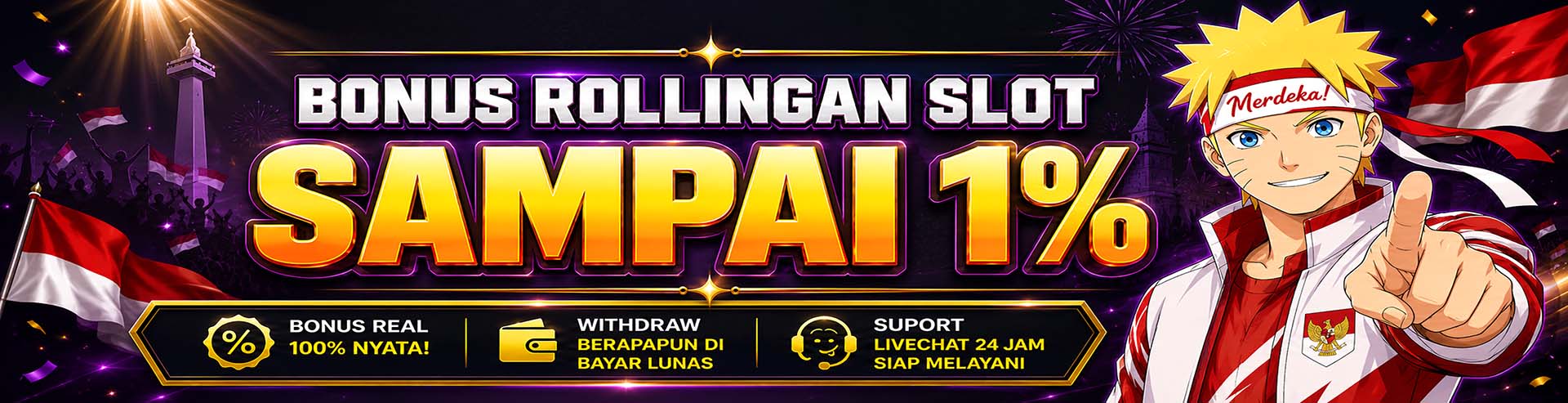 Bonus Slot 1%
